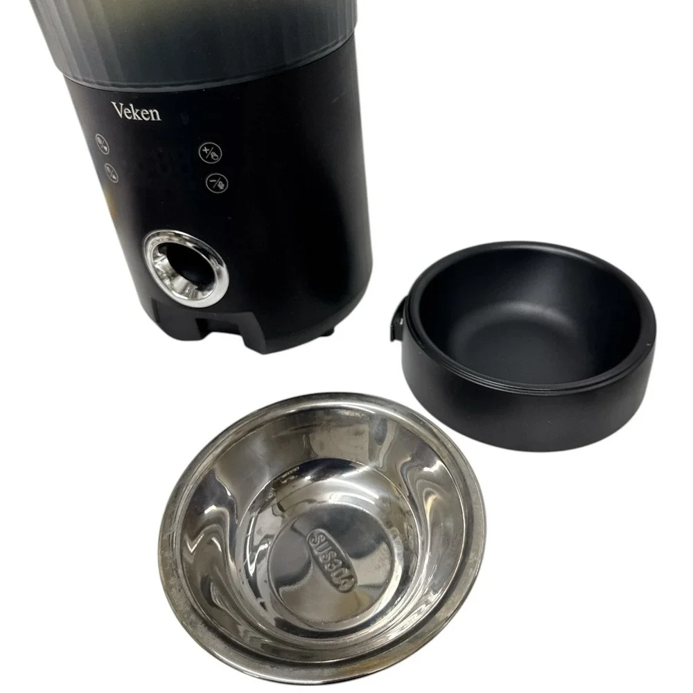 Veken Automatic Feeder for Cats Or Dogs Stainless Steel Bowl Programable Works